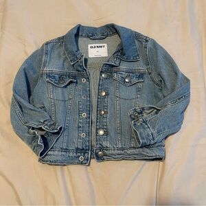 Old Navy Toddler Blue Denim Jacket Size 4T